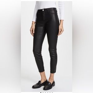 BLANKNYC The Principle Mid Rise Vegan Leather Skinny Pants